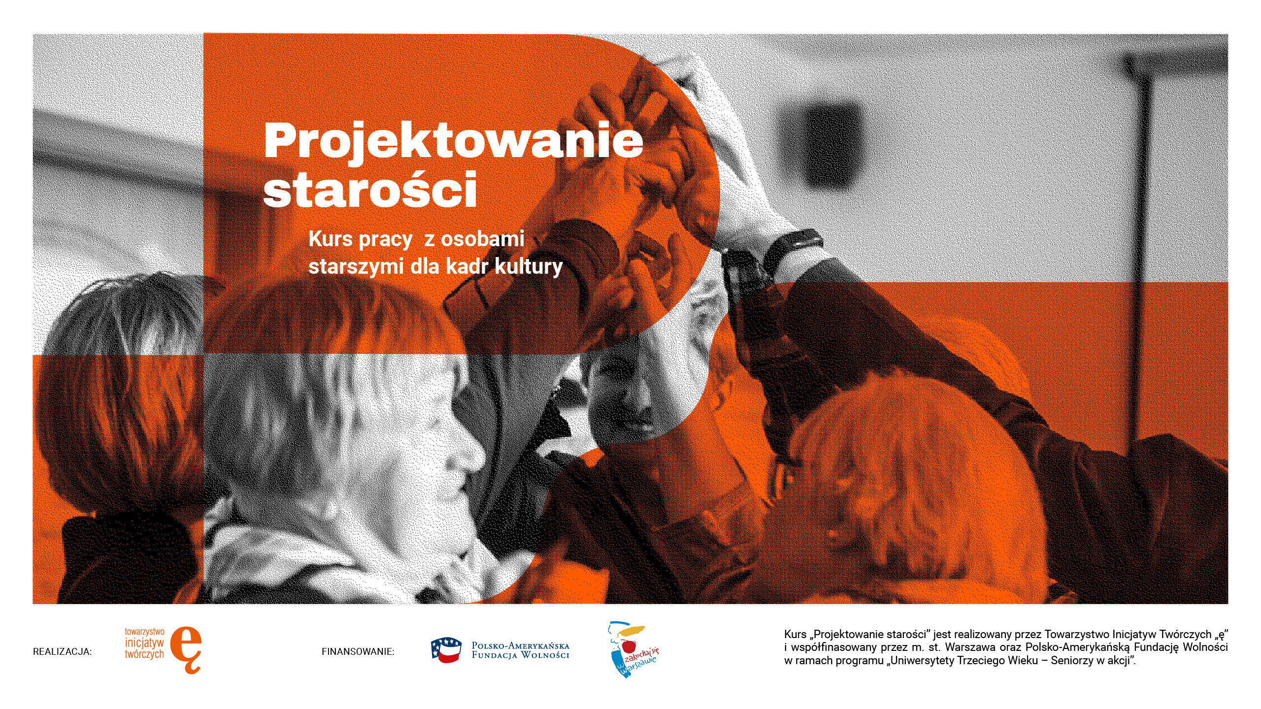 „Projektowanie starości” - kurs online dla kadr kultury Warszawy o pracy z seniorami