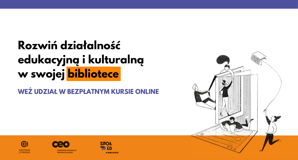 Weź udział w  III edycji kursu online „Otwarte zasoby edukacyjne w bibliotece”