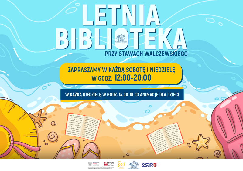 Summer Books- letnia filia biblioteczna przy Stawach Walczewskiego w Grodzisku Mazowieckim