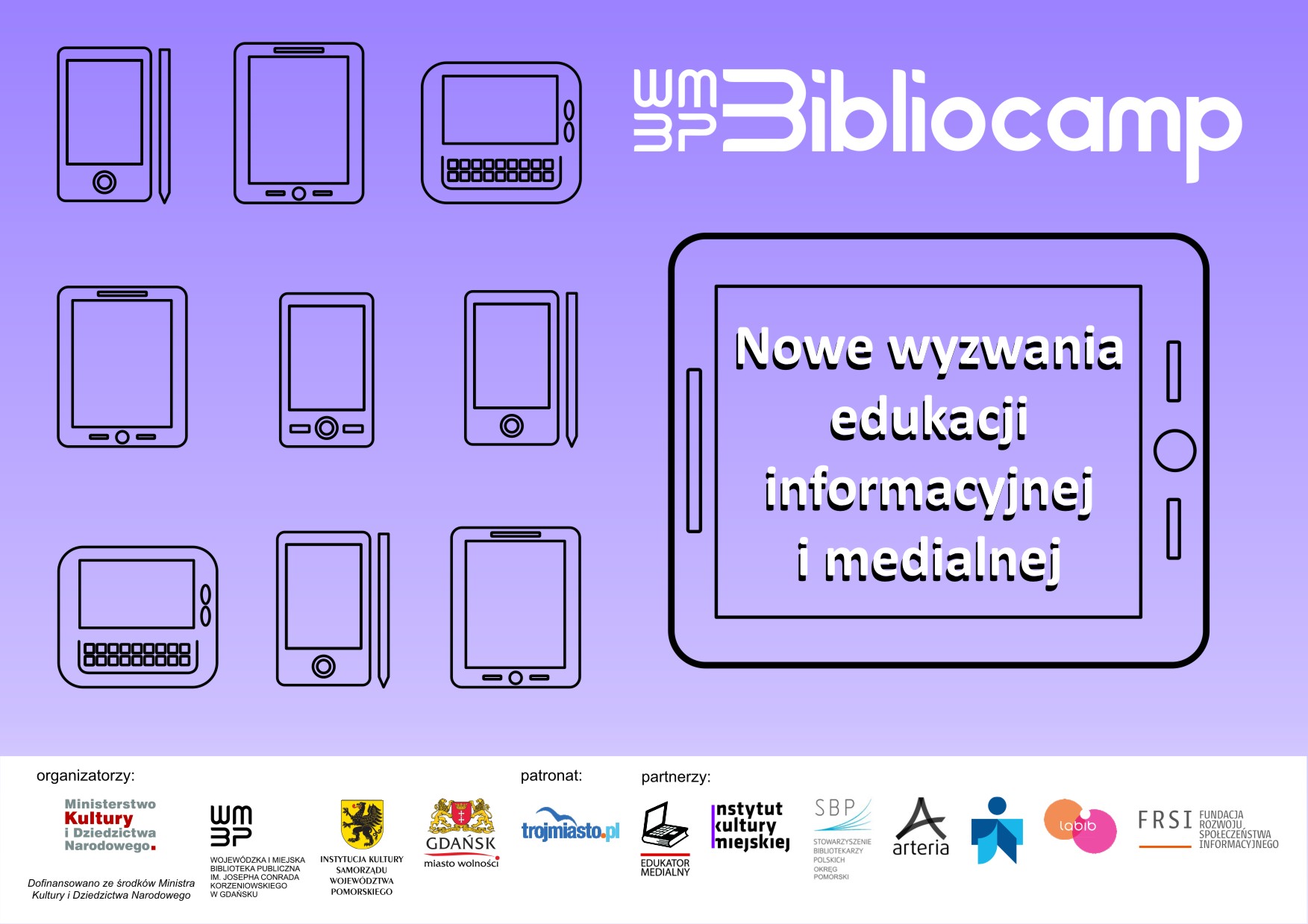 Nowe wyzwania edukacji informacyjnej i medialnej - zaproszenie do udziału w #bibliocampie
